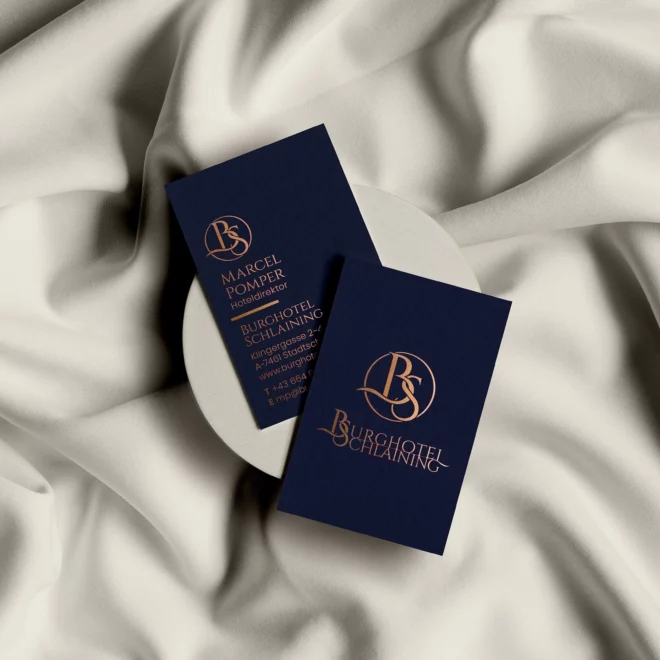 Visitenkarten Burghotel Schlaining